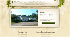 Desktop Screenshot of jbwimmerlandscaping.com